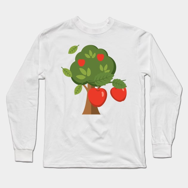 Apple Tree Long Sleeve T-Shirt by SWON Design